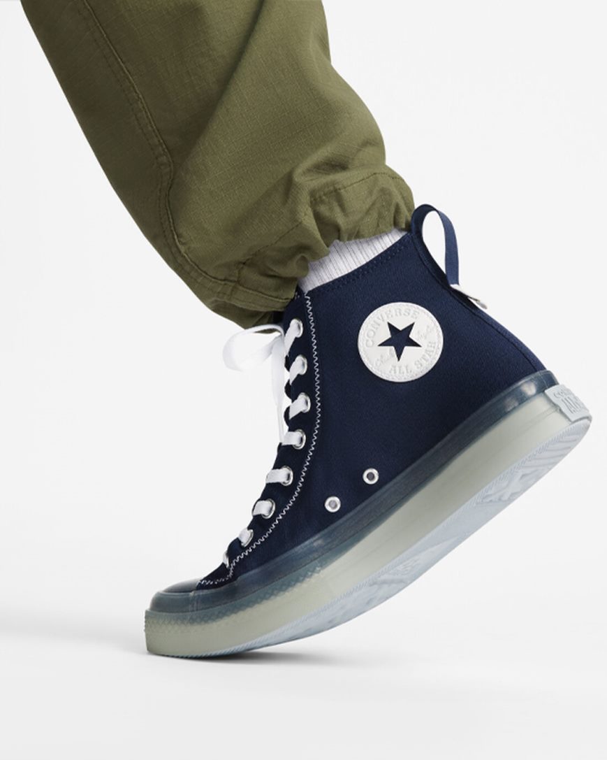 Women's Converse Chuck Taylor All Star CX Explore High Top Shoes Obsidian / White | AU 0C853M